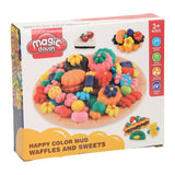 Kleiset eten lekkernijen - 4 kleuren klei