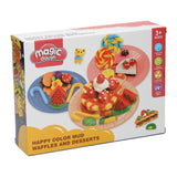 Kleiset wafels, lekkernijen - 5 kleuren klei