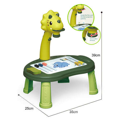 Stół do projekcji rysunków Dino, 34 szt.