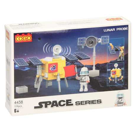 Zestaw konstrukcyjny Lobbes Toys BV Moon Mission, 117 elementów
