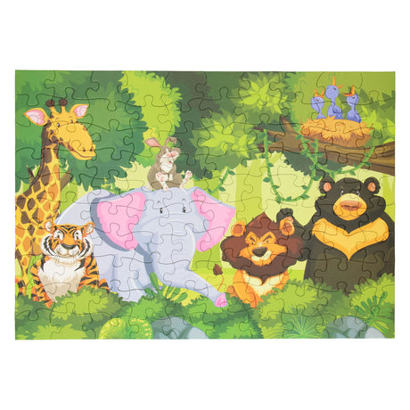 Puzzle dzikie zwierzęta, 100 szt.