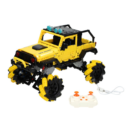 Lobbes Toys BV Happy Build Zestaw klocków zdalnie sterowanych Pick-up - 1490szt.