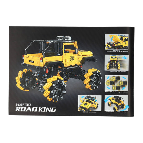 Lobbes Toys BV Happy Build Zestaw klocków zdalnie sterowanych Pick-up - 1490szt.