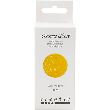 Glazura ceramiczna firmy Creativ 984-1101 c kryjąca cad żółta - 60ml