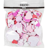 Firma Creativ https: www.cchobby.nl foam-shapes-size-20-50-mm-thickness-2-mm-heart-diverse-colors-200-piece-1-box