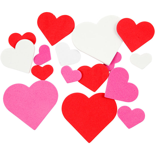 Firma Creativ https: www.cchobby.nl foam-shapes-size-20-50-mm-thickness-2-mm-heart-diverse-colors-200-piece-1-box