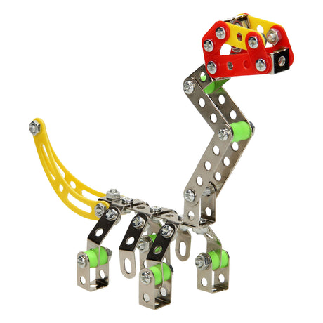Zestaw konstrukcyjny metalowy dinozaur, 122 szt.