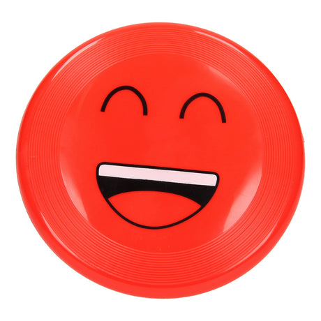 Frisbee uśmiechnięta twarz