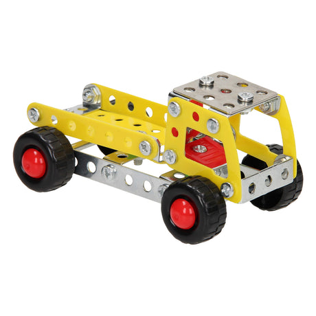 Lobbes speelgoed bv constructieset metaal kiepwagen, 83dlg.