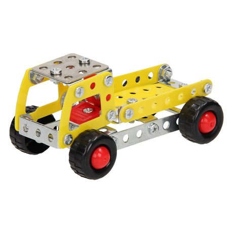 Lobbes speelgoed bv constructieset metaal kiepwagen, 83dlg.