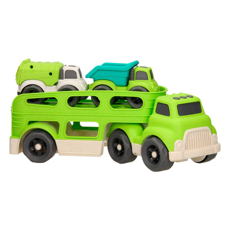 Recykling transportera samochodowego - zielony