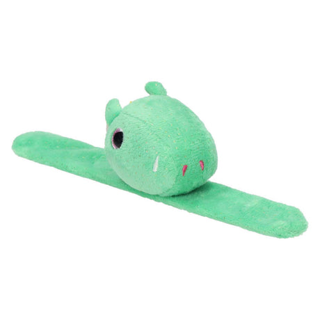 Pluszowa bransoletka z klapką Dino