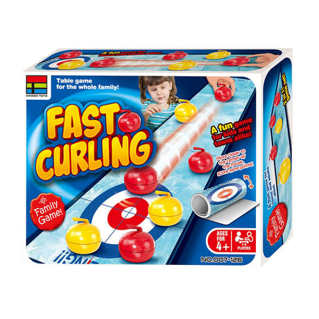 Zabawki Lobbesa, np. gra stołowa, gra w curling