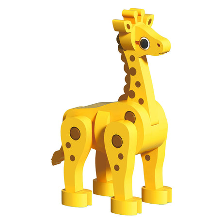 Zestaw do budowania z pianki Żyrafa 3D