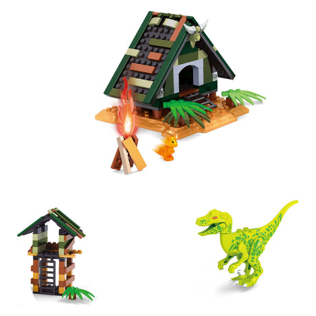 Zestaw konstrukcyjny obudowa dinozaura - 252 elementy.