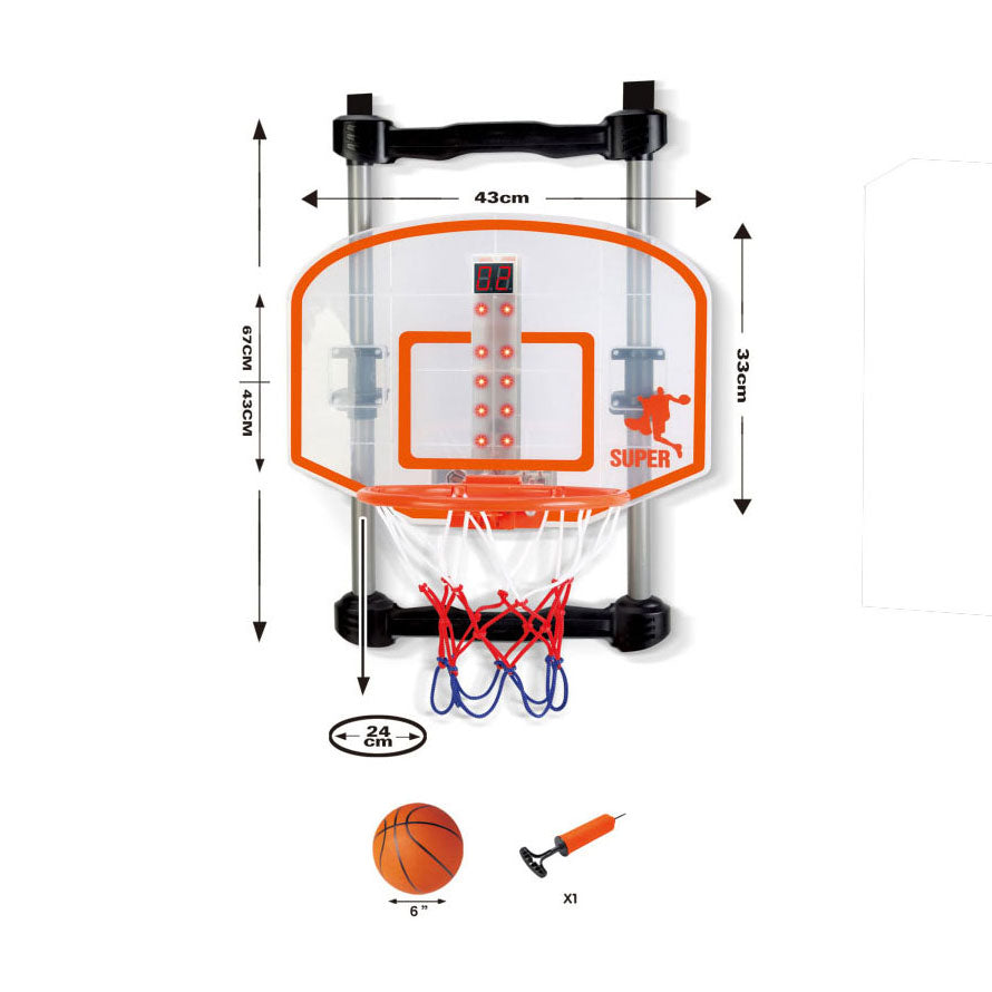Lobbes speelgoed bv basketbalbord deurhanger met teller