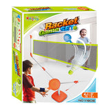 Ruchoma siatka sportowa z rakietami