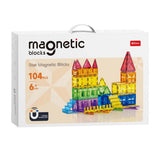 Magnetyczny zestaw konstrukcyjny - 104 elementy.