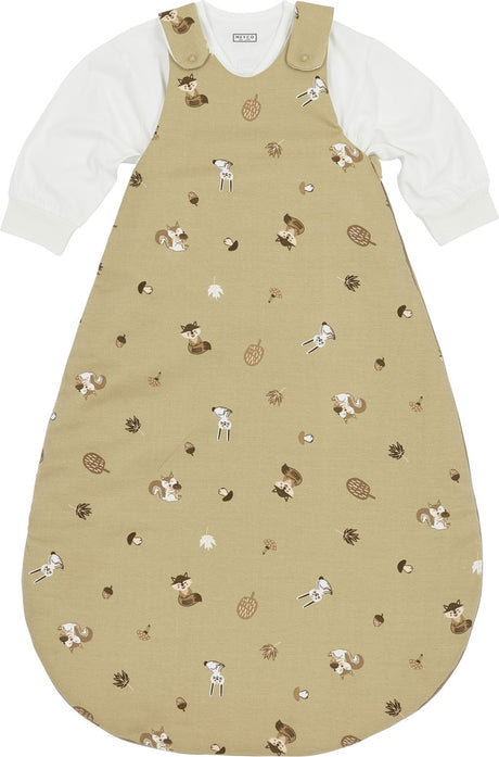 Meyco Baby Forest Animal Śpiworek dziecięcy okrągły dwuczęściowy - piaskowy - 62 68 - 2,5 tog