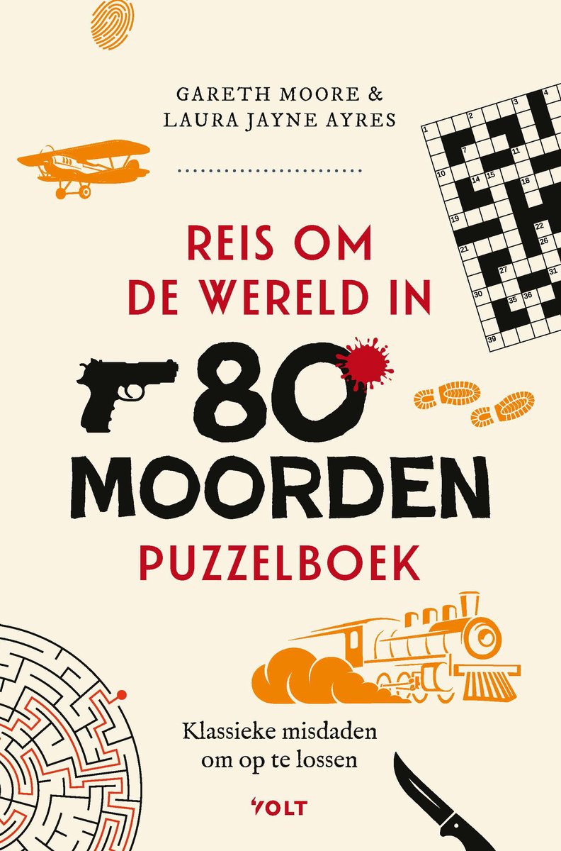 Singel uitgeverijen reis om de wereld in 80 moorden puzzelboek