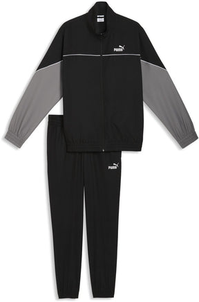 Tkany dres unisex z blokami kolorów Puma - czarny