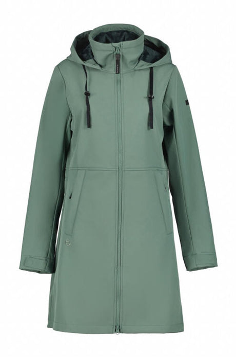 Damska kurtka softshell Icepeak Agaram - antyczna zieleń - 36