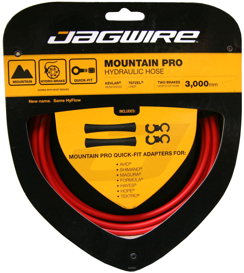 Zestaw węży hydraulicznych Jagwire Mountain Pro, czerwony