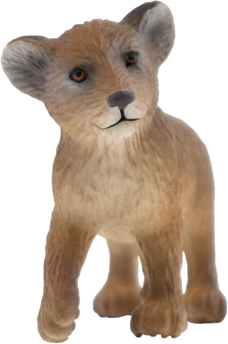 Bullyland 63682 – lwiątko – ok. 5,8 cm – realistyczna i ręcznie malowana figurka dzikiej przyrody – idealna do zabaw edukacyjnych, opowieści o safari lub dekoracji dla dzieci od 3 lat