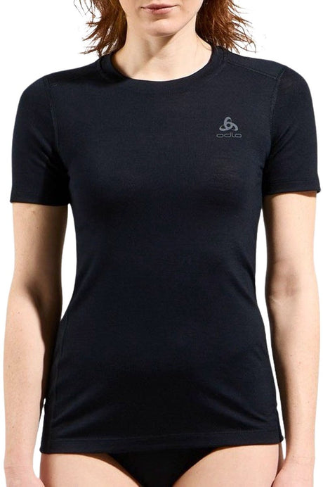 Damska koszulka z krótkim rękawem Odlo Natural Merino 160 w rozmiarze xs