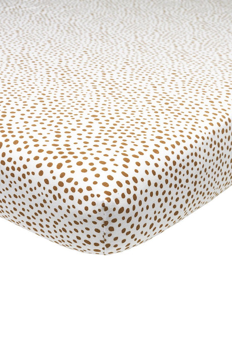 Prześcieradło dziecięce Gepard Meyco - camel - 40x80 90cm