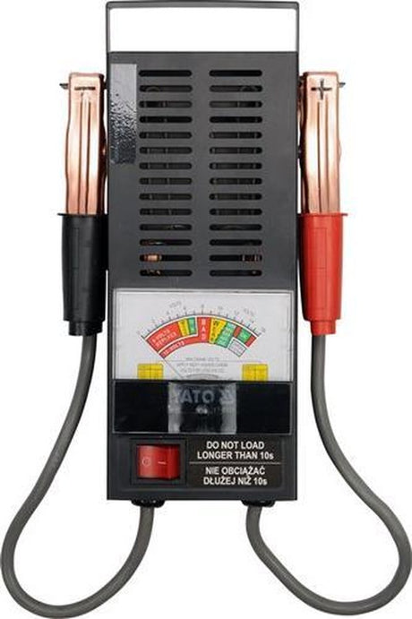Seria Yato yt-8310 - tester akumulatorów - 6 12v - wskaźnik analogowy - mocne zaciski krokodylkowe