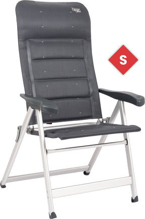 Crespo - krzesło rozkładane - s - al 235 - deluxe - ciemnoszary