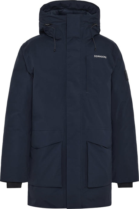 Didriksons akilles usx parka 2 heren outdoorjas - dark night blue
