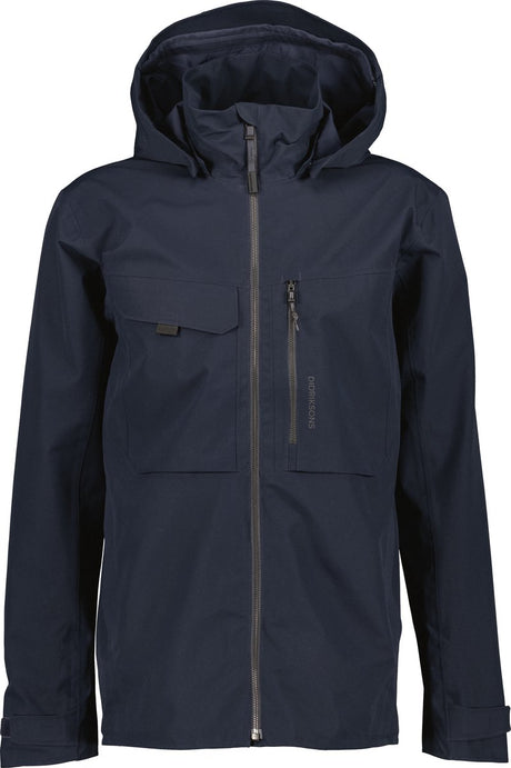Kurtka outdoorowa unisex Didriksons aston usx jkt 5 - ciemnoniebieski