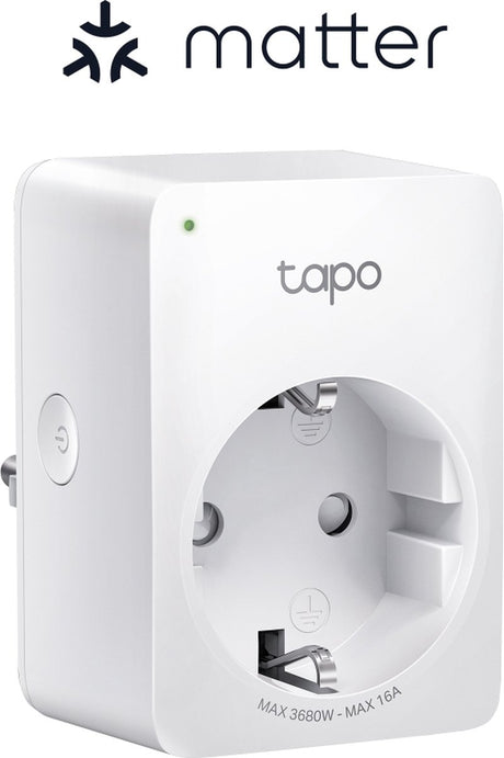 Tp-link tapo p110m - mini inteligentna wtyczka - certyfikat materii - gniazdo WiFi - monitorowanie energii