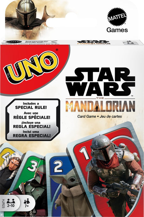 Gry Mattel uno Star Wars: Mandalorian - - gra karciana