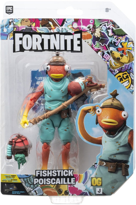 Jazwares Fortnite - 1 zestaw figurek (seria legendarna) paluszek rybny