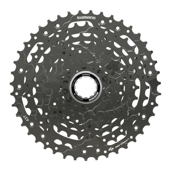 Kije kasetowe Shimano 10v 11-43t cs-lg400 czarne