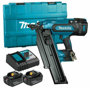 Makita spijkermachine 18v dbn901rte 20-22° 50-90mm 2x5,0ah