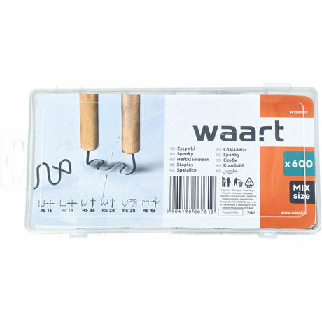 Waart nietjes van kunststof 600szt.