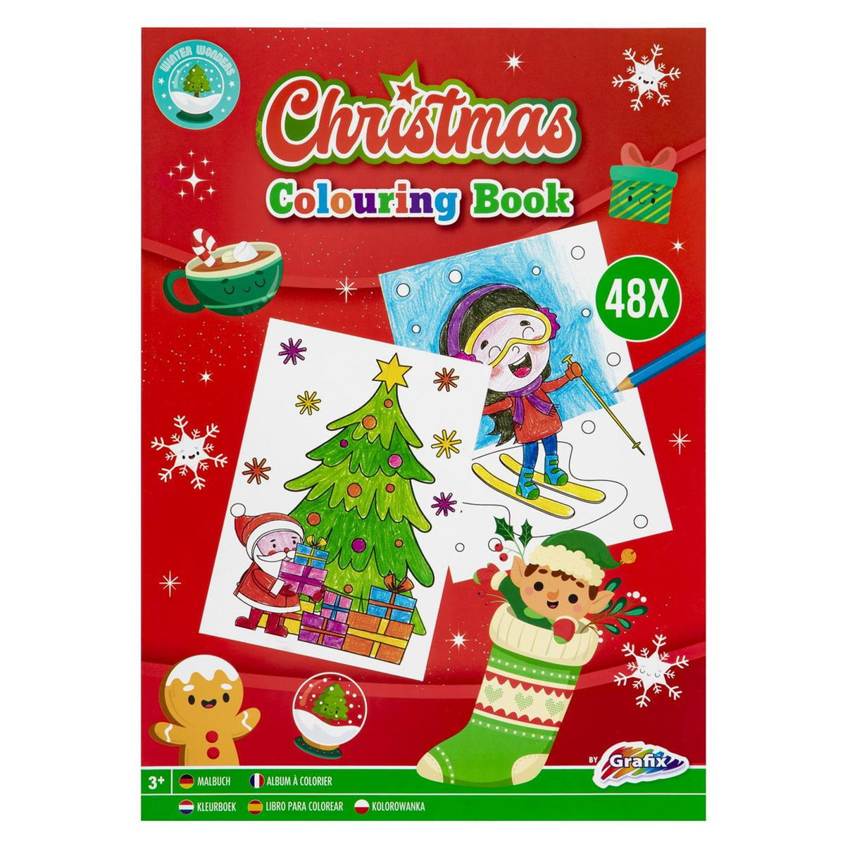 Colorbook Christmas A4, 48 arkuszy