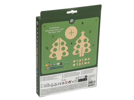 Moxy decoreer je eigen houten kerstboom - 24cm
