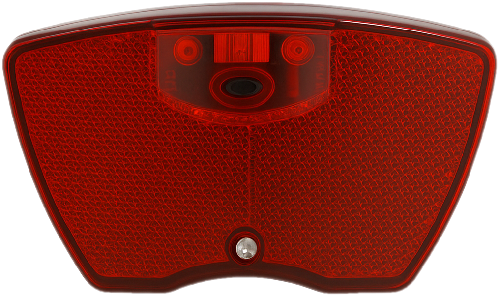 Lampa tylna Edge Carrier City - 3 diody LED -80mm - w zestawie baterie (na karcie)