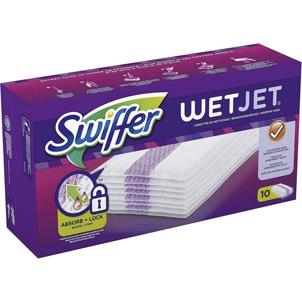Chusteczki czyszczące Swiffer Swiffer Wetjet 10 sztuk