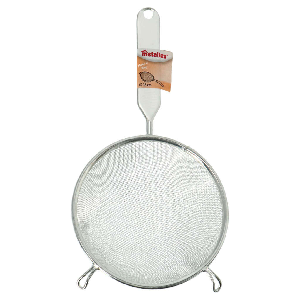 Metaltex Metaltex Sito 18 cm Stal nierdzewna Białe