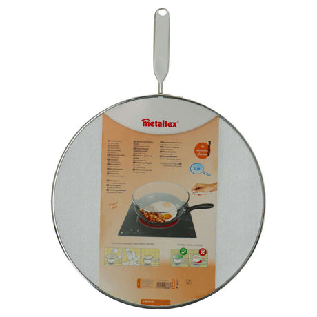 Osłona przeciwbryzgowa Metaltex aluminiowa 33cm