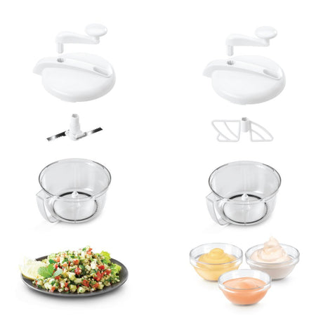 Metaltex Kitchen Helpers Topedo Slacentrifuge White Transparent