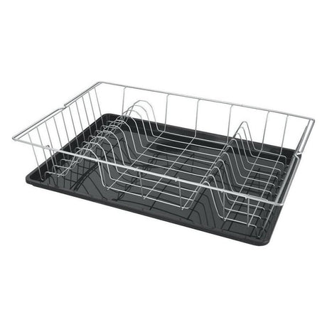 Stojak na naczynia Metaltex Colonia 48x30 cm srebrnoszary