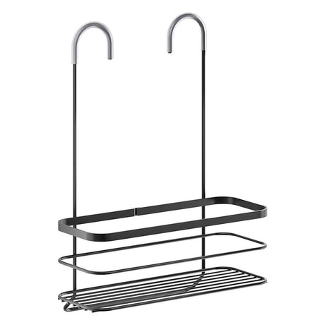 Stojak prysznicowy Metaltex 28x14x38 cm, czarny, metalowy