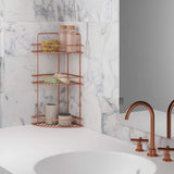 Metaltex Shower 3 piętra 26x13x53 cm miedź